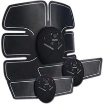 Cinta Abdominal Eletrica 6 Pack Ems Tonificador Muscular 3 Em 1