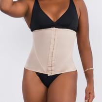 Cinta Abdominal Longa Modeladora Compressão Fecho Frontal Conforto Lucitex