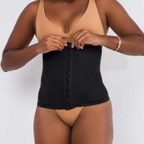 Cinta Abdominal Longa Modeladora Compressão Fecho Frontal Conforto Lucitex