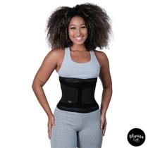 Cinta Abdominal Modeladora Flex Mouve Microfibra com Hastes