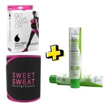 Cinta Abdominal Modeladora Sweet Sweat Efeito Sauna+ Creme Redutor