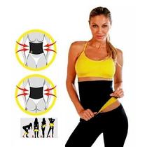 Cinta Abdominal Neoprene Alta Performance Redutora Medidas Efeito Sauna Fitness Queima Gordura 4K