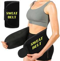 Cinta Abdominal Sweat Belt Térmica Neoprene Unissex Efeito Sauna Academia Treino Funcional Pro