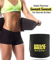 Cinta Abdominal Sweat Belt Térmica Neoprene Unissex Efeito Sauna Treino Funcional Academia Top