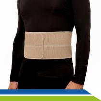 Cinta Abdominal Torácica 2 Gomos Sustentação Compressão Faixa Elástica Hérnia Fratura Obeso Antialérgica