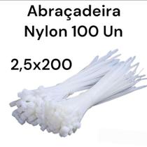 Cinta Abraçadeira de Nylon C/100 Un 2,5X200MM - STARTOOLS