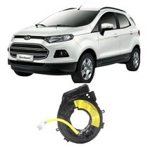 Cinta airbag EcoSport Fiesta Ka cabo 8 mm com buzina 2 conexoes 9 + 7 pinos 2 vias 12V 10857 DK4966CS0A Z EN1514A664AA
