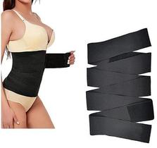 Cinta Ajustável Abdominal Invisivel Modeladora Bandagem Faixa Compressão Feminina Térmica
