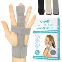 Cinta ajustável Finger Splint Vive Full Trigger Finger de 16 cm Cinta ajustável Finger Splint Vive Full Trigger Finger de 16 cm