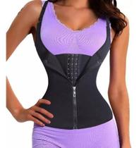 Cinta Ajustavel Modeladora Abdominal Redutora Colete Com Zíper Alças para ombro XXG Cinta Ajustavel Modeladora Abdominal Redutora Colete Com Zíper Alças para ombro XXG