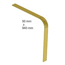 Cinta Aplique Tanque Plástico 50x940 Para Scania S4 Dourado