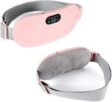 Cinta Aquecimento Abdominal Vibração Alivia Desconforto Dor Cólica Menstrual Aparelho Massageador USB Térmico Esquenta Almofada Ajustável Confortável