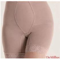 Cinta Bermuda Modeladora DeMillus 046615 Violão Alta Compressão Barriga Culote Renda