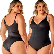 Cinta Body Bory Modelador Plus Size Sem Bojo Média Forte Compressão 351613 - Vi Lingerie