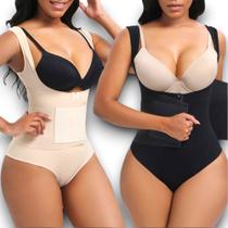 Cinta Body Feminino Modelador 2 em 1 com Elástico Abdominal Bori Afina Cintura empina bumbum Cinta Body Feminino Modelador 2 em 1 com Elástico Abdominal Bori Afina Cintura empina bumbum