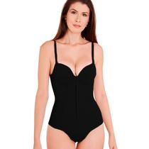 Cinta Body Modelador Fecho Ziper Comprime Frontal Vi Lingerie Maxima Compressão 340809