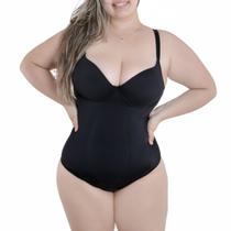 Cinta Body Modeladora Com Compressão E Bojo Plus Size Vi Lingerie