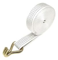 Cinta Branca De Amarração Para 5 Toneladas 9 Metros Gancho J