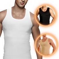 Cinta Camiseta Regata Modeladora Postural Masculina Alta Compressão - Ideal Produtos Ortopédicos