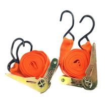 Cinta Carga Catraca 1Polx4.5 Metros Metal Até 100 Kg C/2 Pç