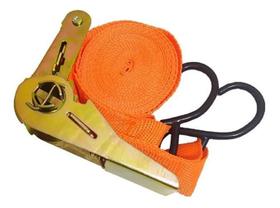 Cinta Catraca 4,5m Bagageiro Preto/Laranja 60kg Cinta Catraca 4,5m Bagageiro Preto/Laranja 60kg
