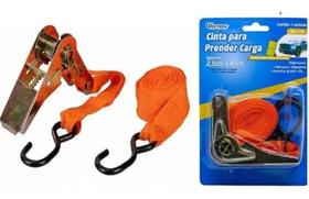 Cinta catraca amarrar carga 4,5m nylon - HAMMER Cinta catraca amarrar carga 4,5m nylon - HAMMER