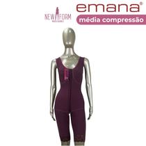 Cinta Cirúrgica Alça Regata Tecido Emana New Form Marsala Cinta Cirúrgica Alça Regata Tecido Emana New Form Marsala