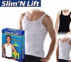 Cinta Colete Modeladora Masculina Corretor Postural Slim