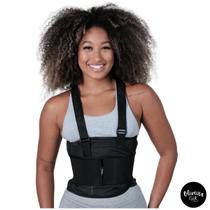 Cinta Coluna Lombar Ergonômica Postura Proteção Alivia Dor Com Placa De EVA Pega Peso
