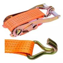 Cinta Com Catraca Amarrar Carga Fita 50mm 4 Toneladas 10 Metros Prender Carga Veículos