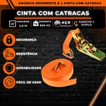 Cinta com Catraca para Amarração de Carga 0,8 Tonelada 4,5 Metros Cinta com Catraca para Amarração de Carga 0,8 Tonelada 4,5 Metros
