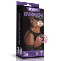 Cinta com Dildo 18cm x 3,5cm Lovetoy Tecido Macio e Ajustável até 140cm Cinta com Dildo 18cm x 3,5cm Lovetoy Tecido Macio e Ajustável até 140cm