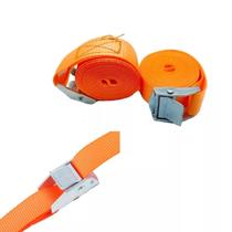 Cinta com Fivela para Amarrar e Prender Carga - Conjunto com 2 Peças, 2,5m Cada