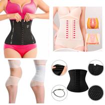 Cinta Compressiva Modeladora Corset 6 Niveis Ajuste 4 Barbatanas Cinta Compressiva Modeladora Corset 6 Niveis Ajuste 4 Barbatanas
