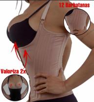 Cinta Corselet Modelador Alta Compressão Aumenta Seios 2x