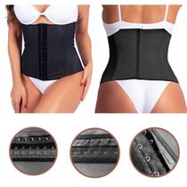 Cinta Cotton Modeladora Abdominal Emborrachada Esbelt Ref404