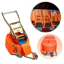 Cinta de Amarração de Carga Pesada com Catraca 3000kg 10 Metros - B-TEK