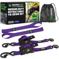 Cinta de Carga Retrátil Rhino USA Pacote com 2 Unidades 2,5 cm x 3 m Roxa Cinta de Carga Retrátil Rhino USA Pacote com 2 Unidades 2,5 cm x 3 m Roxa
