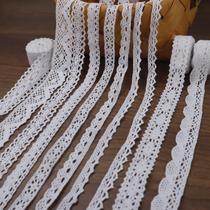 Cinta de Encaje con Borde de Algodón Crochet para Boda, 20 m Cinta de Encaje con Borde de Algodón Crochet para Boda, 20 m