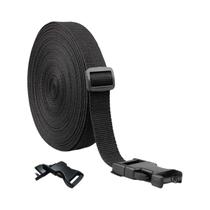 Cinta De Nylon De 4M Com 5 Fivelas Planas De Liberação Lateral E 1 Tri-Glide Para DIY Em Malas E
