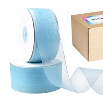 Cinta de Organza Transparente Mlurcu Azul Claro 1,5 cm x 50 m Cinta de Organza Transparente Mlurcu Azul Claro 1,5 cm x 50 m