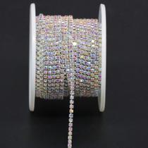 Cinta de Pedrería de Cristal con Strass 10 Yardas SS6.5/2.0 mm AB Cinta de Pedrería de Cristal con Strass 10 Yardas SS6.5/2.0 mm AB