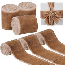 Cinta de Terciopelo Jutom Tres Rollos para Envolver Regalos 7.62 cm x 274.32 cm