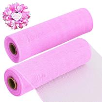 Cinta Decorativa de Malla TONIFUL 10 cm x 9 m Rosa 2 Rollos Cinta Decorativa de Malla TONIFUL 10 cm x 9 m Rosa 2 Rollos