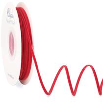 Cinta decorativa de terciopelo Ribbli roja 0,3 cm x 23 m en carrete Cinta decorativa de terciopelo Ribbli roja 0,3 cm x 23 m en carrete