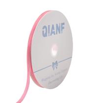 Cinta Decorativa QIANF de Terciopelo Rosa Durazno 1 cm x 23 m