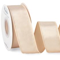 Cinta Decorativa Ribbli de Satín con Alambre 3.8 cm x 18.3 m Champagne Cinta Decorativa Ribbli de Satín con Alambre 3.8 cm x 18.3 m Champagne