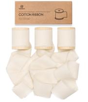 Cinta decorativa Vitalizart de algodón 3 rollos 3.8 cm x 13.7 m Cinta decorativa Vitalizart de algodón 3 rollos 3.8 cm x 13.7 m