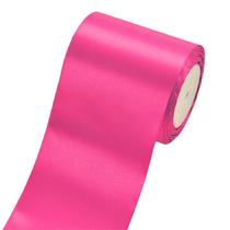 Cinta Decorativa ZOOYOO 10 cm x 22 m Satinada Rosa Fucsia