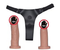 Cinta dp com 02 próteses - DOMINATRIXXX Cinta dp com 02 próteses - DOMINATRIXXX